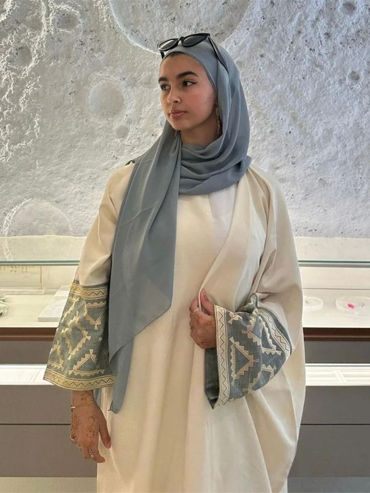Embroidery Kebaya - Eid Stickerei Kimono Abaya Dubai Luxus
