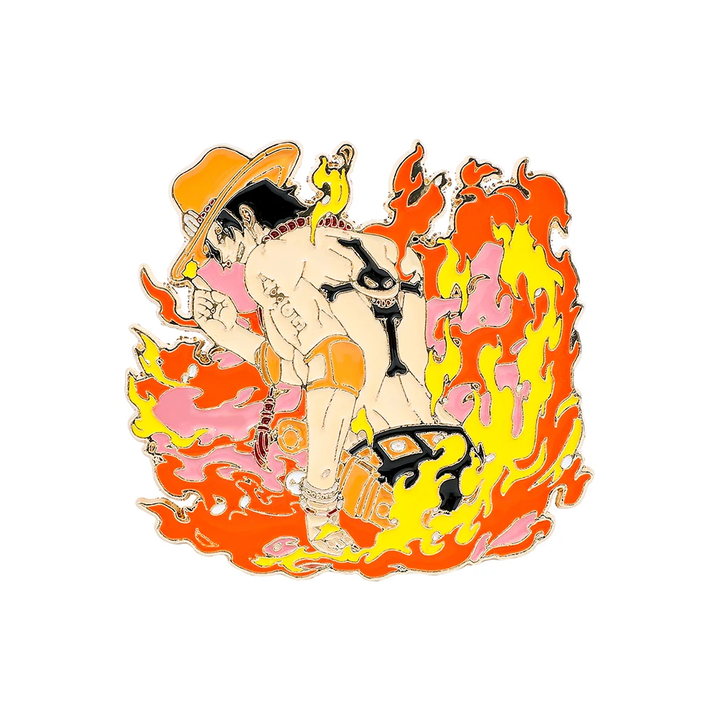 Embroidery Reddit - 1 Stück Klassische Anime-Brosche Persönlicher Ace-Charakter