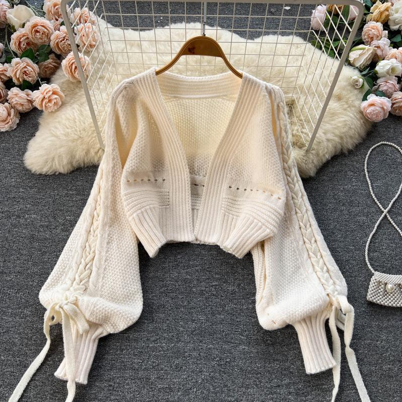 Grün Casual Acryl Stricken V-a – Embroidery Online Bewertung und Preis