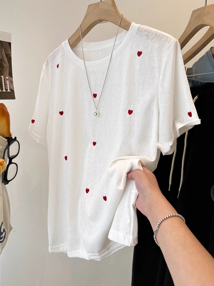 Übergröße 240 Pfund Love-Stick – Embroidery Cotton Shirt Bewertung und Preis