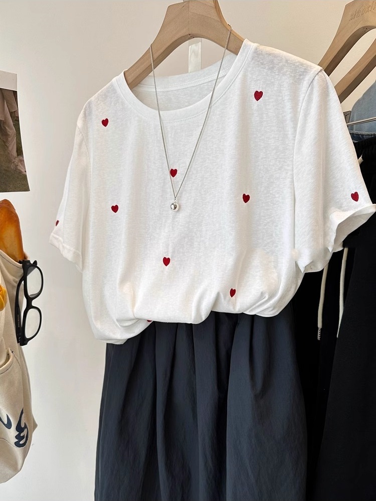 Übergröße 240 Pfund Love-Stick – Embroidery Cotton Shirt Bewertung und Preis