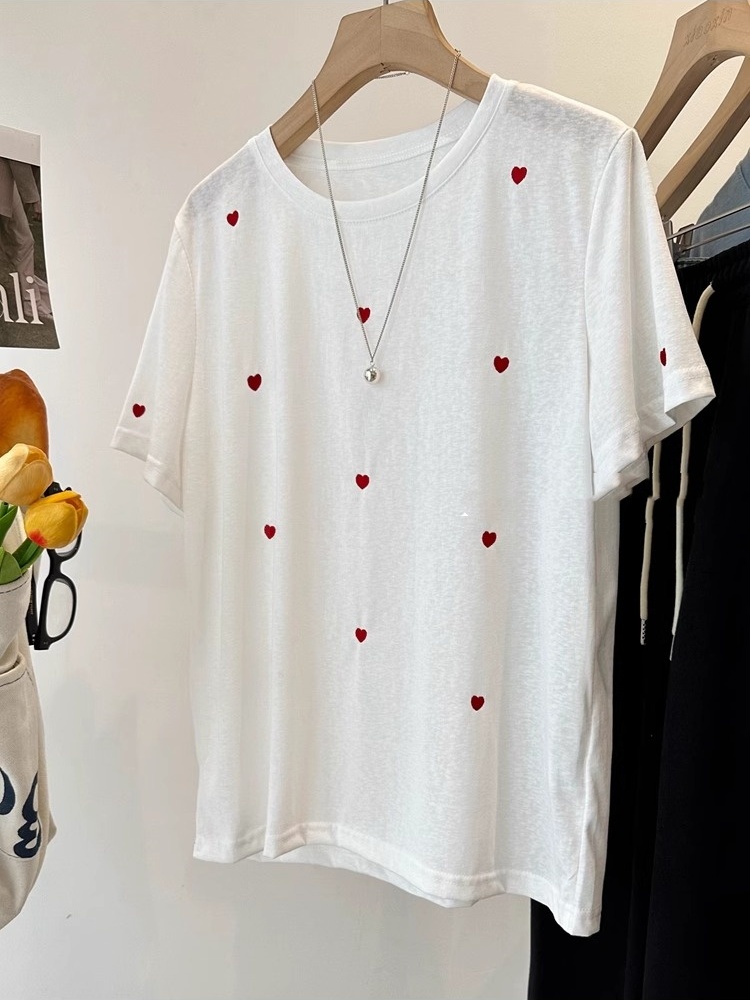 Übergröße 240 Pfund Love-Stick – Embroidery Cotton Shirt Bewertung und Preis