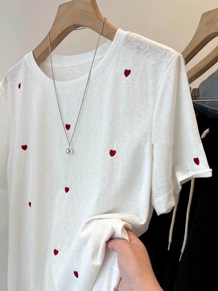 Übergröße 240 Pfund Love-Stick – Embroidery Cotton Shirt Bewertung und Preis