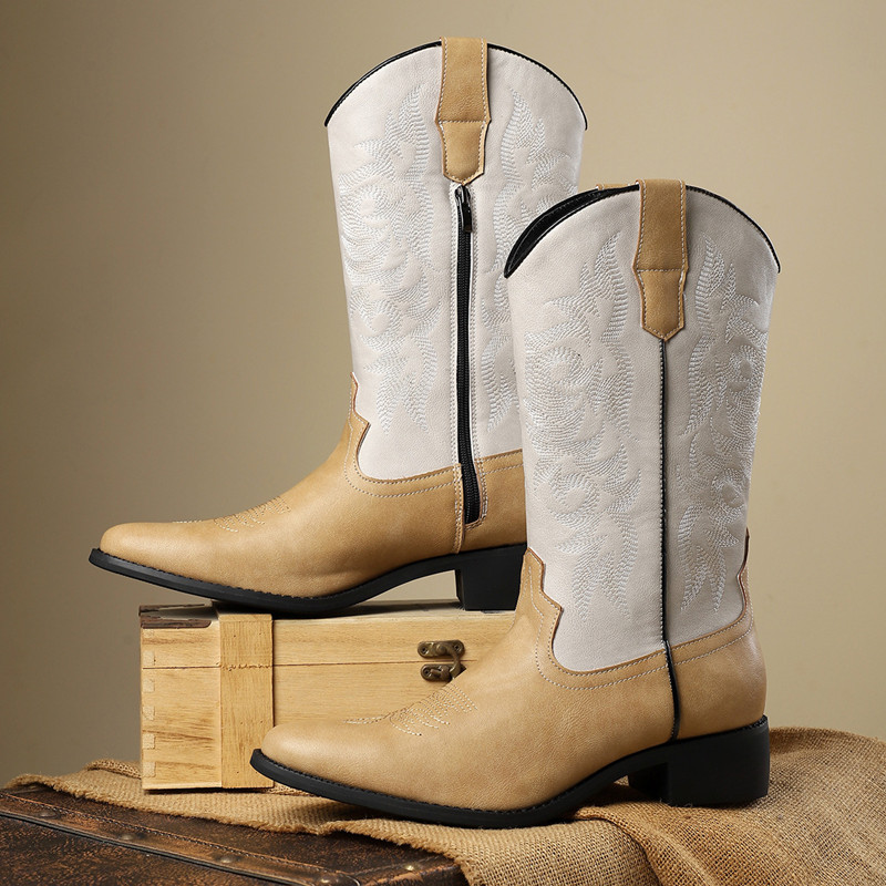 NEUE Herren Hohe Stiefel mit S – Embroidery Garments Bewertung und Preis